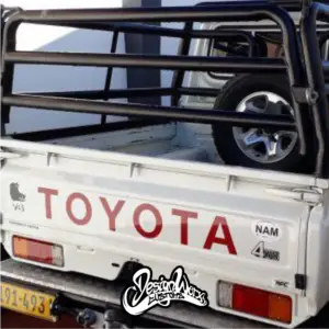 toyota landcruiser 79 series tailgate sticker